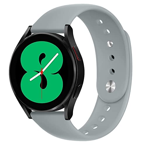 Silikon Armband kompatibel mit Samsung Galaxy Watch 7/6/5/4 40/42/44/46/43/47mm Uhrenarmband,20mm Weiches Silikon Sport Armbänder Ersatzbänder für Galaxy Watch 5 Pro 45mm/3 41mm von LEIXIUER