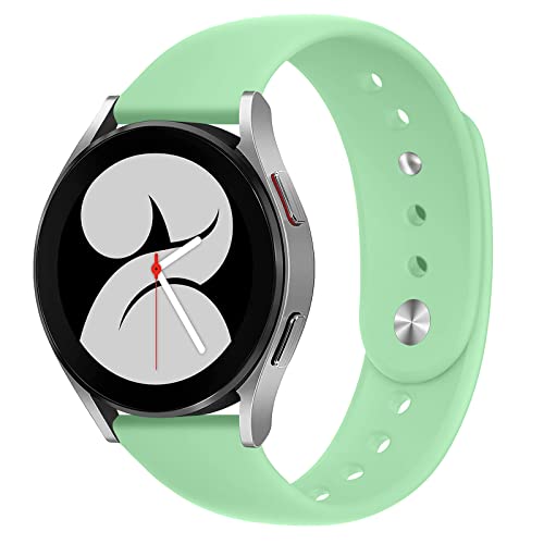 Silikon Armband kompatibel mit Samsung Galaxy Watch 7/6/5/4 40/42/44/46/43/47mm Uhrenarmband,20mm Weiches Silikon Sport Armbänder Ersatzbänder für Galaxy Watch 5 Pro 45mm/3 41mm von LEIXIUER