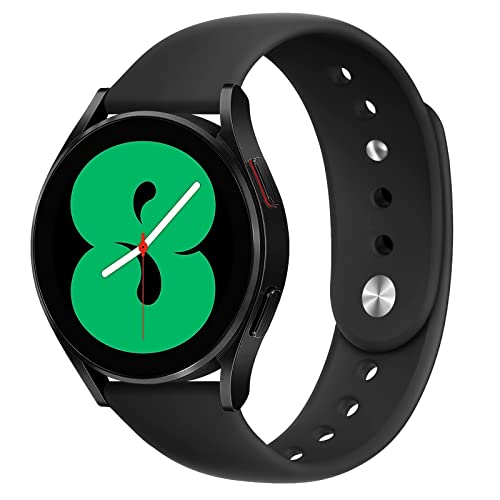 Silikon Armband kompatibel mit Samsung Galaxy Watch 7/6/5/4 40/42/44/46/43/47mm Uhrenarmband,20mm Weiches Silikon Sport Armbänder Ersatzbänder für Galaxy Watch 5 Pro 45mm/3 41mm von LEIXIUER
