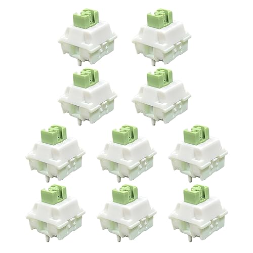 LEJIAJU 10PCS Iced Schalter 5Pins Hot Plug Staubdicht Gaming Mechanische Tastaturen AxisHot Plug von LEJIAJU