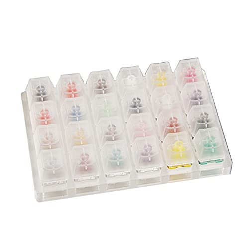 LEJIAJU MX Tester Mechanische Tastaturen Box 24 Tasten Testwerkzeug mit Acrylbasis von LEJIAJU