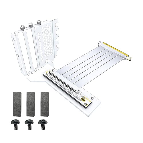 LEJIAJU Vertikale Halterung mit PCIe X16 Gen4/3 Kabel, 7PCI VGA 4090 Mount von LEJIAJU