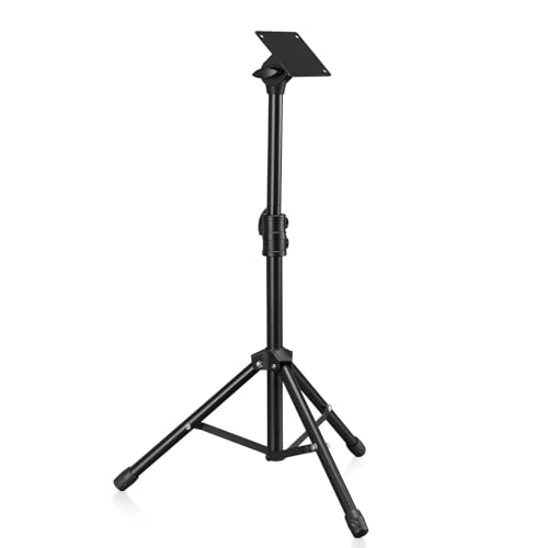LEKATO Elektronischer Montageständer mit Platte, Drum Pad Stand Percussion Instrument Halter für Drum Sample Pads und Multi Percussion Pads von LEKATO