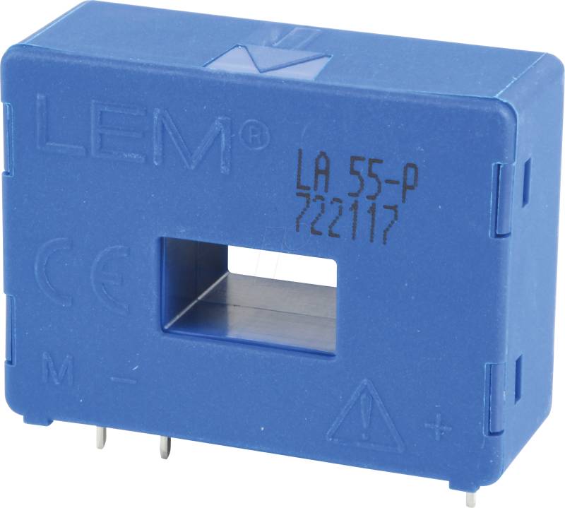 LA 55-P - Stromsensor, 0-70 A, analog, 1µs, 0,65%, 12-15 V von LEM