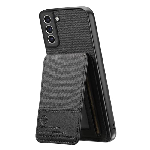 LEMAXELERS Handyhülle für Samsung Galaxy S21 Plus Hülle Brieftasche [RFID-Blockierung] Cover Stoßfest Schutzhülle mit Kartenfach Ständer Wallet Case Handy Tasche Hülle für Galaxy S21 Plus Black SDXB von LEMAXELERS