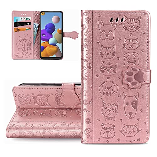 LEMAXELERS Nokia X30 5G Hülle,Nokia X30 5G Handyhülle Niedlich Katze Hund Blumen Flip Case PU Leder Cover Magnet Schutzhülle Handytasche für Nokia X30 5G,SD Cat Rose von LEMAXELERS