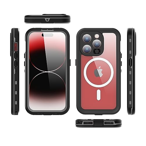 LEMAXELERS wasserdichte Hülle für iPhone 15 Pro Unterwasser Handytasche IP68 Wasserdicht Hülle mit Kameraschutz Outdoor Panzerhülle Schutzhülle Hard Case Handyhülle für iPhone 15 Pro Schwarz FSK LEMAXELERS wasserdichte Hülle für iPhone 15 Pro Unterwasser Handytasche IP68 Wasserdicht Hülle mit Kameraschutz Outdoor Panzerhülle Schutzhülle Hard Case Handyhülle für iPhone 15 Pro Schwarz FSK von LEMAXELERS