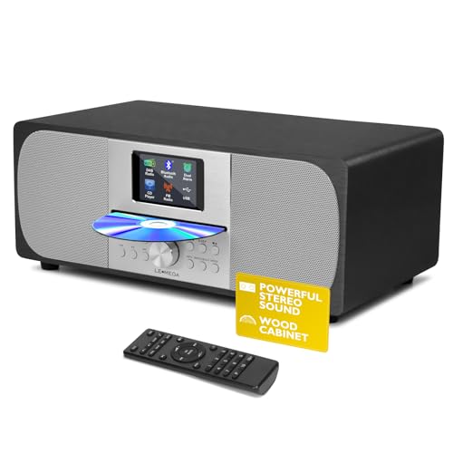 Stereo Digitalradio CD-Player | HiFi-System | DAB+, USB MP3, Bluetooth5.3, UKW | Leistungsstarkes Stereosystem | Akustisches Holzgehäuse, 100W | 40 Voreinstellungen, Kopfhöreranschluss | LEMEGA MSY6 Stereo Digitalradio CD-Player | HiFi-System | DAB+, USB MP3, Bluetooth5.3, UKW | Leistungsstarkes Stereosystem | Akustisches Holzgehäuse, 100W | 40 Voreinstellungen, Kopfhöreranschluss | LEMEGA MSY6 von LEMEGA