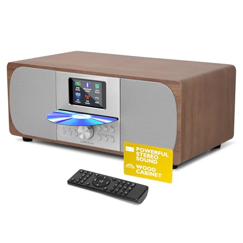 Stereo Digitalradio CD-Player | HiFi-System | DAB+, USB MP3, Bluetooth5.3, UKW | Leistungsstarkes Stereosystem | Akustisches Holzgehäuse, 100W | 40 Voreinstellungen, Kopfhöreranschluss | LEMEGA MSY6 Stereo Digitalradio CD-Player | HiFi-System | DAB+, USB MP3, Bluetooth5.3, UKW | Leistungsstarkes Stereosystem | Akustisches Holzgehäuse, 100W | 40 Voreinstellungen, Kopfhöreranschluss | LEMEGA MSY6 von LEMEGA