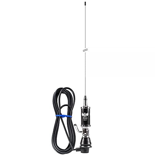 CB-Antenne LEMM Eagle at 1000, Länge 165 cm, Verstärkung 3dB, 26,5-27,5 MHz, 600 W, RG58 4 m Kabel, hergestellt in Italien CB-Antenne LEMM Eagle at 1000, Länge 165 cm, Verstärkung 3dB, 26,5-27,5 MHz, 600 W, RG58 4 m Kabel, hergestellt in Italien von LEMM