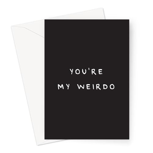 LEMON LOCO You're My Weirdo Greeting Card | Funny Anniversary Card For Him, For Her Joke Love Card For Boyfriend, For Girlfriend, Cute Love Card von LEMON LOCO