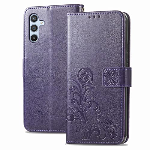 LEMORRY Handyhülle für Samsung Galaxy A54 Ledertasche Klapphülle Case Schale Stehen Brieftasche mit Magnetisch Kartenschlitz TPU Silikon Schutz Hülle für Samsung A54, Lila LEMORRY Handyhülle für Samsung Galaxy A54 Ledertasche Klapphülle Case Schale Stehen Brieftasche mit Magnetisch Kartenschlitz TPU Silikon Schutz Hülle für Samsung A54, Lila von LEMORRY