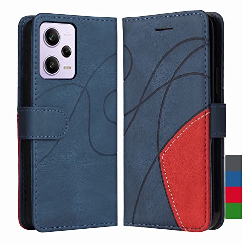 LEMORRY Handyhülle für Xiaomi Redmi Note 12 Pro Ledertasche Klapphülle Case mit Magnetisch Kartenschlitz Schale Stehen Brieftasche TPU Silikon Schutz Hülle für Redmi Note 12 Pro, Blau LEMORRY Handyhülle für Xiaomi Redmi Note 12 Pro Ledertasche Klapphülle Case mit Magnetisch Kartenschlitz Schale Stehen Brieftasche TPU Silikon Schutz Hülle für Redmi Note 12 Pro, Blau von LEMORRY
