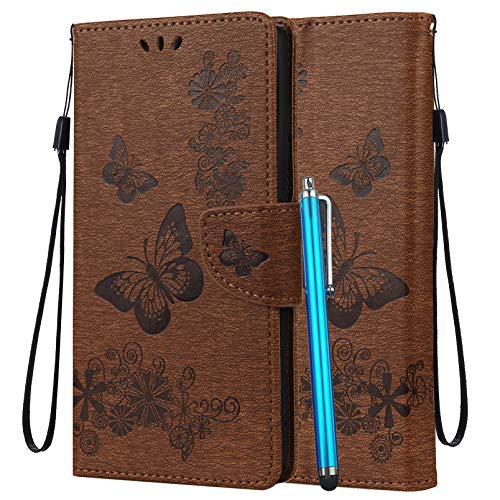 LEMORRY Schutzhülle für Wiko Power U30, Leder, weich, Stoßschutz, Magnetverschluss, Standfunktion, Kartenschlitz, TPU Cover für Wiko Power U30, Braun LEMORRY Schutzhülle für Wiko Power U30, Leder, weich, Stoßschutz, Magnetverschluss, Standfunktion, Kartenschlitz, TPU Cover für Wiko Power U30, Braun von LEMORRY