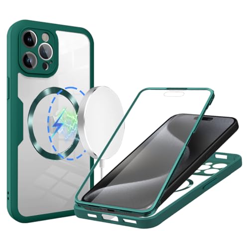 LENGRACE Magnetisch Handyhülle für iPhone 16 Plus,Kompatibel mit Magsafe Displayschutz Stoßfest Militärstandard Outdoor Transparent Case Schutzhülle für iPhone 16 Plus-Grün LENGRACE Magnetisch Handyhülle für iPhone 16 Plus,Kompatibel mit Magsafe Displayschutz Stoßfest Militärstandard Outdoor Transparent Case Schutzhülle für iPhone 16 Plus-Grün von LENGRACE