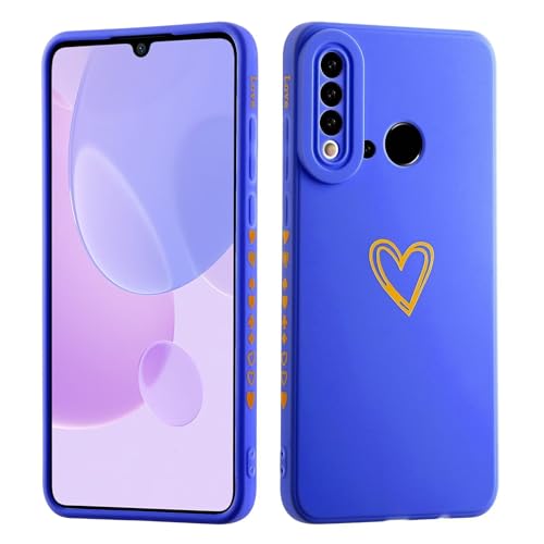 LENGRACE für Huawei P20 LITE 2019 Liebesmuster Hülle,Galvanik Goldfarbene Herzmuster Stilvoll für Mädchen Frauen Stoßfeste Silikon TPU Handyhülle-Navy blau LENGRACE für Huawei P20 LITE 2019 Liebesmuster Hülle,Galvanik Goldfarbene Herzmuster Stilvoll für Mädchen Frauen Stoßfeste Silikon TPU Handyhülle-Navy blau von LENGRACE