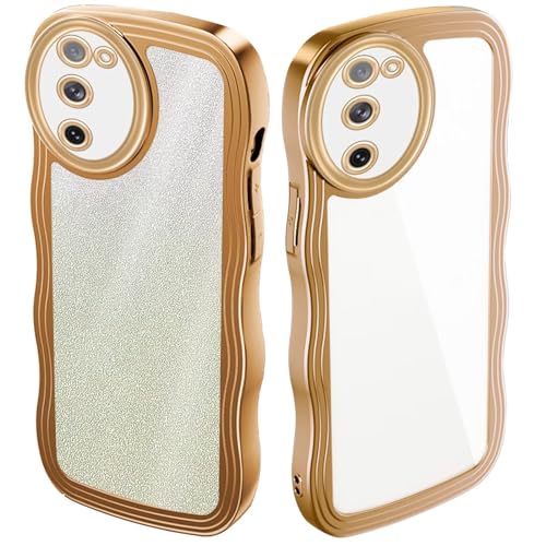 LENGRACE für Samsung Galaxy S20 FE Wellen Rahmenform Hülle,Durchsichtig Lockige Glitzer Curly für Mädchen Frauen TPU Stoßfest Handyhülle-Gold LENGRACE für Samsung Galaxy S20 FE Wellen Rahmenform Hülle,Durchsichtig Lockige Glitzer Curly für Mädchen Frauen TPU Stoßfest Handyhülle-Gold von LENGRACE