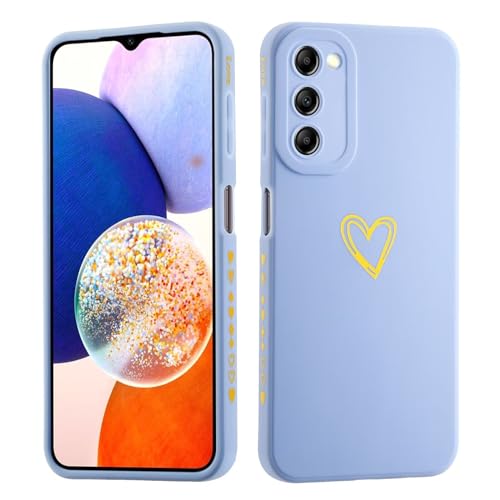 LENGRACE für Samsung Galaxy S21 Liebesmuster Hülle,Galvanik Goldfarbene Herzmuster Stilvoll für Mädchen Frauen Stoßfeste Silikon TPU Handyhülle-Blau LENGRACE für Samsung Galaxy S21 Liebesmuster Hülle,Galvanik Goldfarbene Herzmuster Stilvoll für Mädchen Frauen Stoßfeste Silikon TPU Handyhülle-Blau von LENGRACE