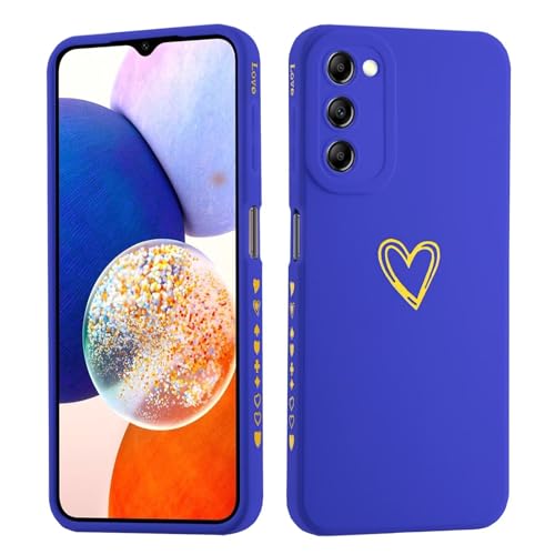 LENGRACE für Samsung Galaxy S23 5G Liebesmuster Hülle,Galvanik Goldfarbene Herzmuster Stilvoll für Mädchen Frauen Stoßfeste Silikon TPU Handyhülle-Navy blau LENGRACE für Samsung Galaxy S23 5G Liebesmuster Hülle,Galvanik Goldfarbene Herzmuster Stilvoll für Mädchen Frauen Stoßfeste Silikon TPU Handyhülle-Navy blau von LENGRACE