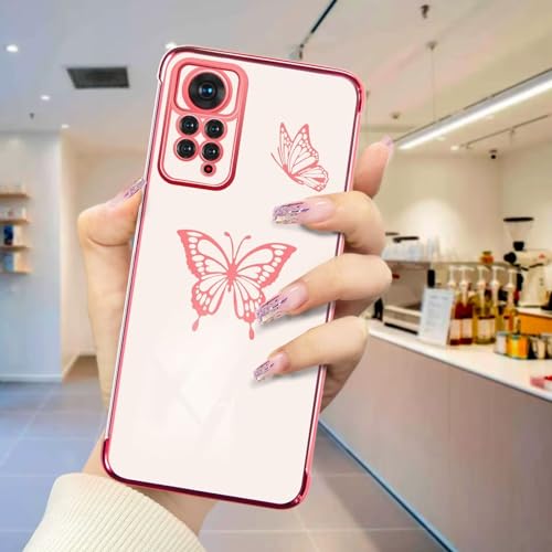 LENGRACE für XiaoMi RedMi Note 11S 4G / Note 11 Schmetterlingsmuster Handyhülle,Butterfly Stoßfest TPU Silikon Slim für Mädchen Frauen Hülle-Rosa LENGRACE für XiaoMi RedMi Note 11S 4G / Note 11 Schmetterlingsmuster Handyhülle,Butterfly Stoßfest TPU Silikon Slim für Mädchen Frauen Hülle-Rosa von LENGRACE