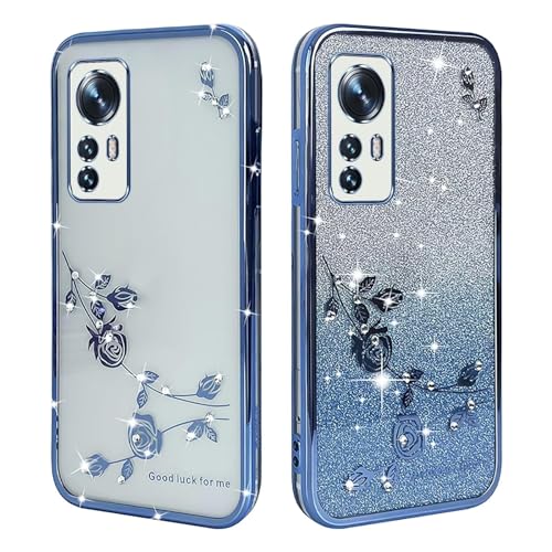 LENGRACE für iPhone 12 MINI Hülle,Hochwertiges Liquid Silicone TPU Niedliche Glitzer-Schutzhülle für Frauen und Mädchen Blau LENGRACE für iPhone 12 MINI Hülle,Hochwertiges Liquid Silicone TPU Niedliche Glitzer-Schutzhülle für Frauen und Mädchen Blau von LENGRACE