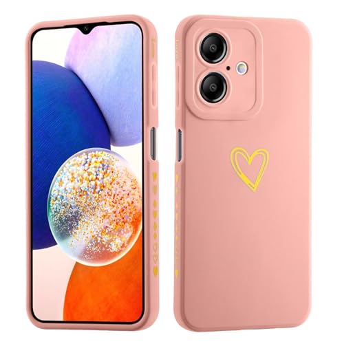 LENGRACE für iPhone 16 Plus 6.7 Liebesmuster Hülle,Galvanik Goldfarbene Herzmuster Stilvoll für Mädchen Frauen Stoßfeste Silikon TPU Handyhülle-Rosa LENGRACE für iPhone 16 Plus 6.7 Liebesmuster Hülle,Galvanik Goldfarbene Herzmuster Stilvoll für Mädchen Frauen Stoßfeste Silikon TPU Handyhülle-Rosa von LENGRACE
