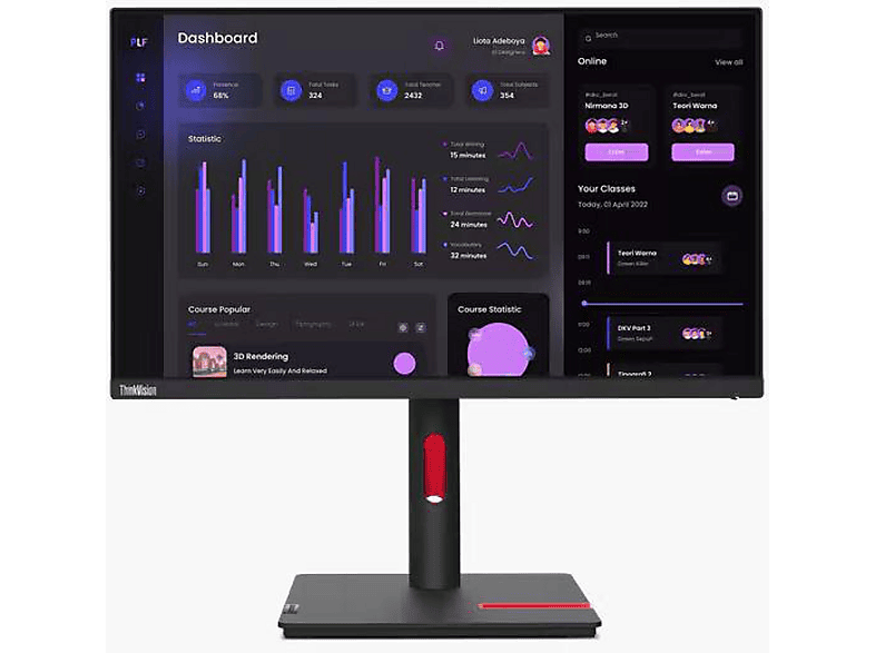 LENOVO - B2B T24I-30 23,8 Zoll Full-HD Monitor (6 ms Reaktionszeit, 60 Hz) LENOVO - B2B T24I-30 23,8 Zoll Full-HD Monitor (6 ms Reaktionszeit, 60 Hz) von LENOVO - B2B