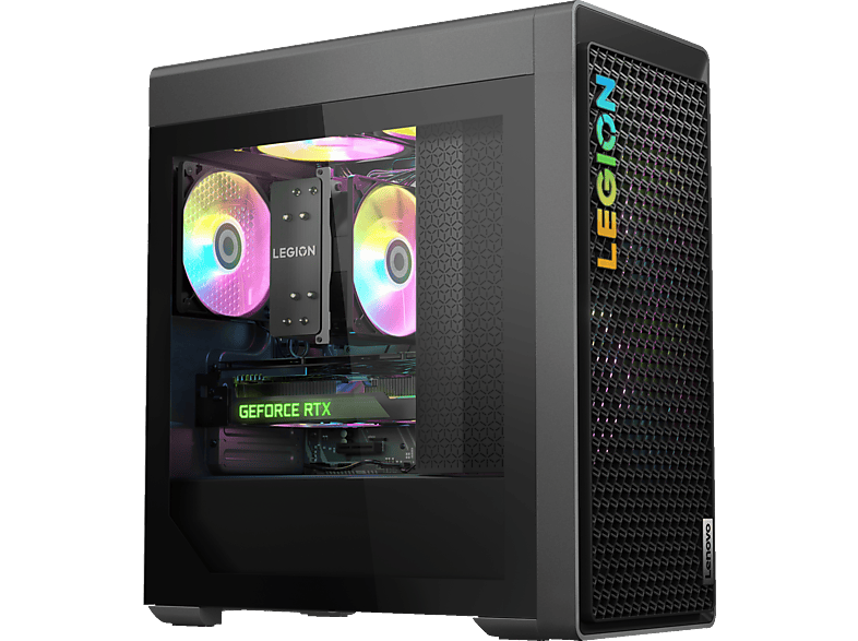 LENOVO Legion Tower 5, Gaming-Desktop mit AMD Ryzen™ 7 7700 Prozessor, 32 GB RAM, 2 TB SSD, NVIDIA, GeForce RTX™ 4060 Ti, Windows von LENOVO