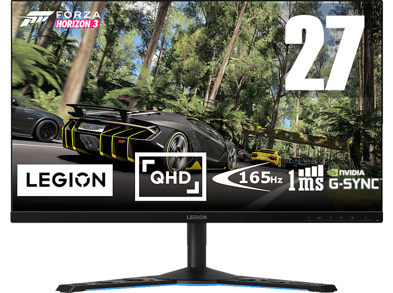 LENOVO Legion Y27q-20 27 Zoll QHD Gaming Monitor (1 ms Reaktionszeit, 165 GHz) von LENOVO