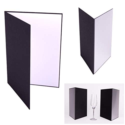 Lens-Aid 3-in-1 Falt-Reflektor fürs Fotostudio: Cardboard zum Aufhellen, Kontrast setzen und Ausleuchten in weiß, schwarz, Silber von LENS-AID
