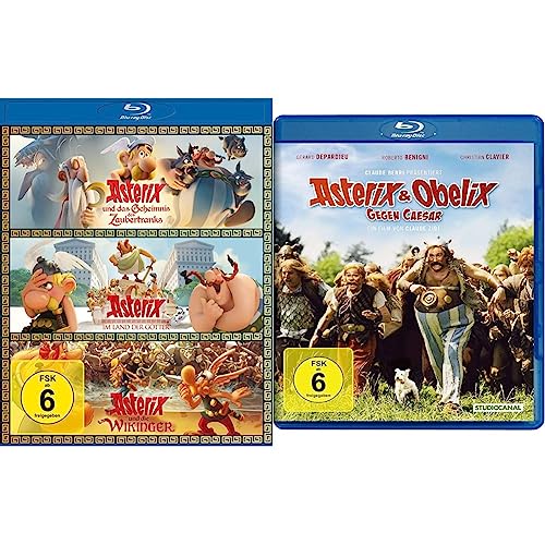 Asterix & Obelix - Die neuen Abenteuer (3er-BD-Box) [Blu-ray] & Asterix & Obelix gegen Caesar [Blu-ray] von LEONINE Distribution