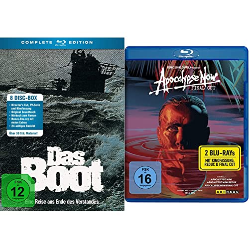 Das Boot - Complete Edition (+ Bonus-BD) (+ Soundtrack CD) (Hörbuch) [Blu-ray] & Apocalypse Now (Kinofassung, Redux & Final Cut) [Blu-ray] von LEONINE Distribution GmbH