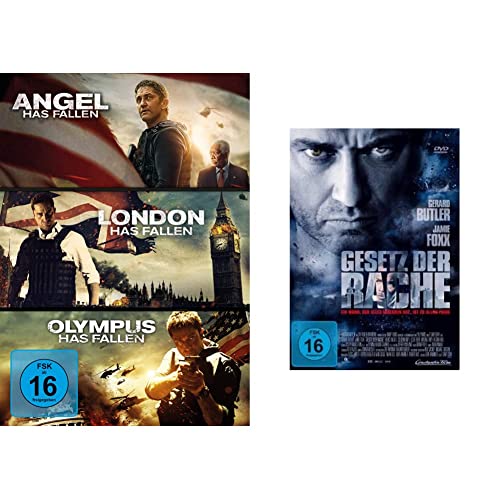 Olympus/London/Angel Has Fallen - Triple Film Collection [3 DVDs] & Gesetz der Rache (DVD) von LEONINE Distribution GmbH