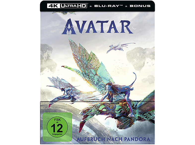 Avatar- Aufbruch nach Pandora (Dolby Vision 2023)-Limitiertes Steelbook-Nur Online 4K Ultra HD Blu-ray + von LEONINE