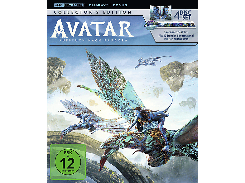 Avatar- Aufbruch nach Pandora Collector's Edition (Dolby Vision 2023) - Limitiertes Digipack 4K Ultra HD Blu-ray + von LEONINE