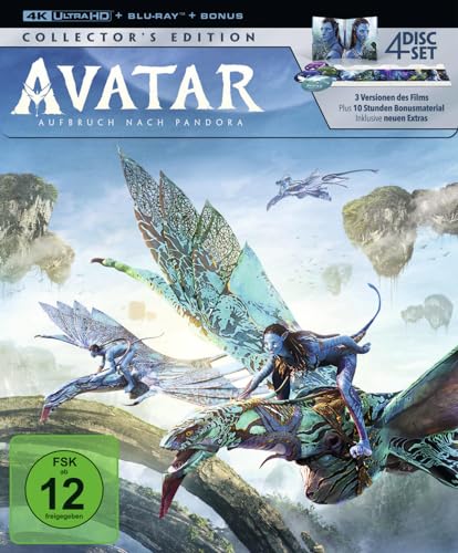 Avatar Collector's Edition 4K Ultra HD Blu-ray (Limitiertes Digipack) von Disney
