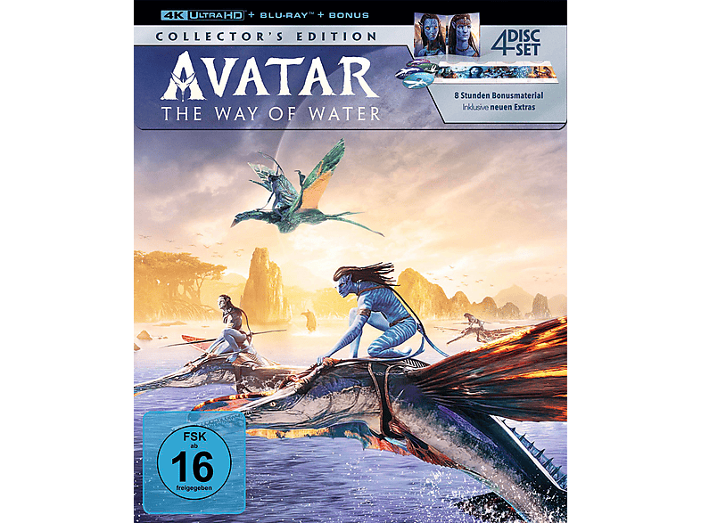 Avatar- The Way of Water Collector's Edition (Dolby Vision 2023) - Limitiertes Digipack 4K Ultra HD Blu-ray + von LEONINE