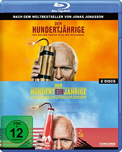 Der Hundertjährige, der aus dem Fenster stieg und verschwand/Der Hunderteinjährige, der die Rechnung nicht bezahlte und verschwand [Blu-ray] von LEONINE