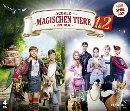 Die Schule der magischen Tiere 1 & 2 – Hörspielbox – Die Hörspiele zu den Kinofilmen auf 4 CDs von LEONINE