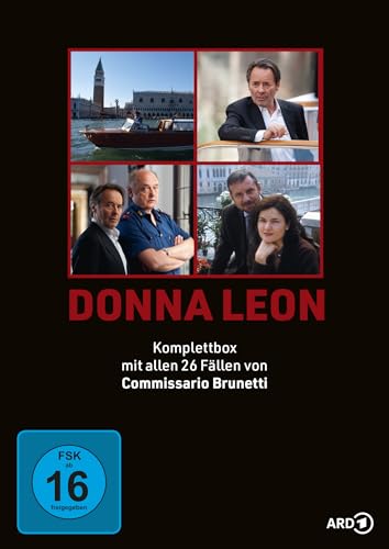 Donna Leon: Commissario Brunetti - Komplettbox (26 Filme) [13 DVDs] von LEONINE