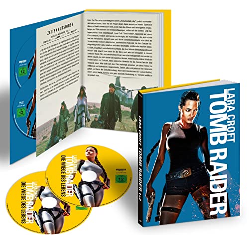 Lara Croft: Tomb Raider 1+2 Lim. Mediabook UHD-Box von LEONINE