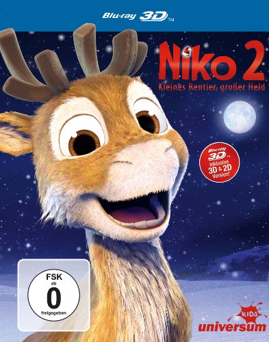 Niko 2 - Kleines Rentier, großer Held (inkl. 2D-Version) [3D Blu-ray] von LEONINE