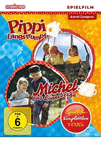 Pippi Langstrumpf / Michel aus Lönneberga - Spielfilm Komplettbox [7 DVDs] von LEONINE Distribution