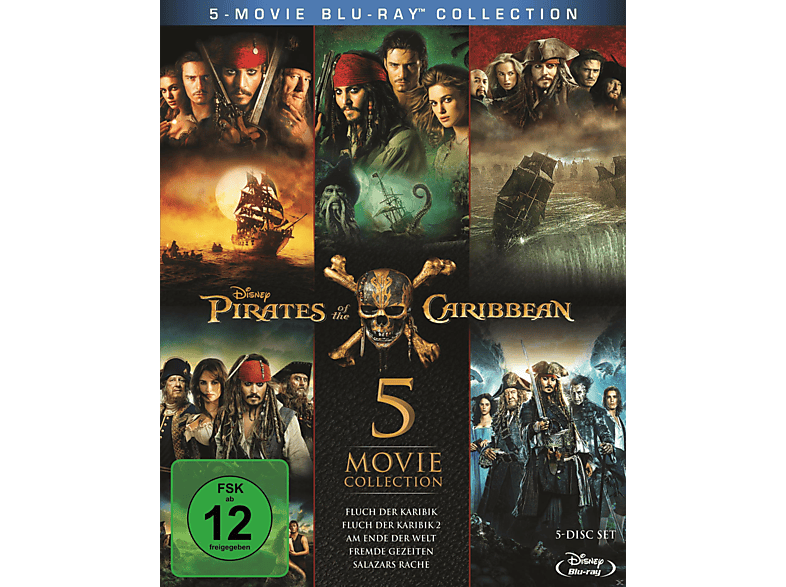 Pirates of the Caribbean 1 - 5 Blu-ray von LEONINE