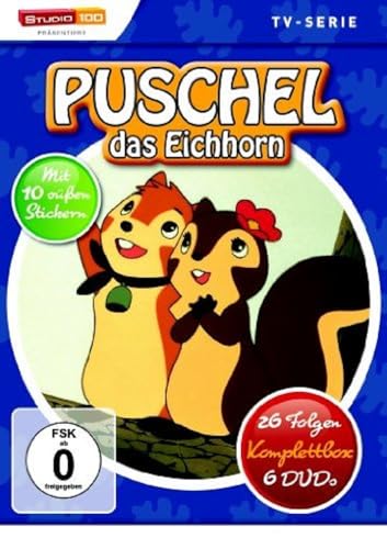 Puschel - Das Eichhorn Komplettbox [6 DVDs] von LEONINE