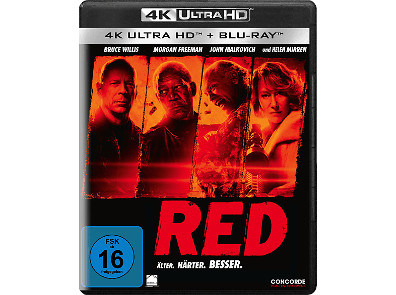 R.E.D. - Älter. Härter. Besser. 4K Ultra HD Blu-ray + von LEONINE