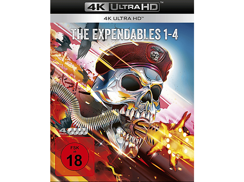 The Expendables 1-4 Box 4K Ultra HD Blu-ray von LEONINE