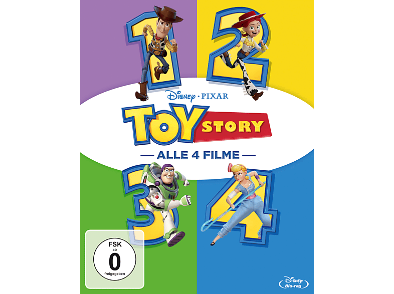 Toy Story 1-4 (4 Movie Coll.) Blu-ray von LEONINE
