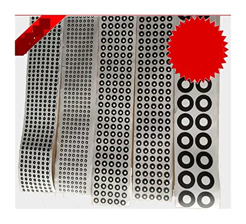 3D-Scan-Marker 10000 Punkte Dreidimensionaler Scanner Markierungspunkt Lesemaschine Markierungspunkt Matter Innenring Weiß und Außenring Schwarz 3D-Tracking-Punkt-Referenzpunkt-Marker(6mm X 10mm) von LEPREM