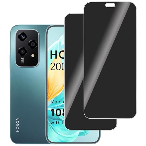 LERINNA 2 Stück für Panzerglas Privatbildschirm für Honor 200 Lite, Anti-Spy,9H Härte temperglas, Anti-Kratzen, Sichtschutz Schutzfolie für Honor 200 Lite LERINNA 2 Stück für Panzerglas Privatbildschirm für Honor 200 Lite, Anti-Spy,9H Härte temperglas, Anti-Kratzen, Sichtschutz Schutzfolie für Honor 200 Lite von LERINNA